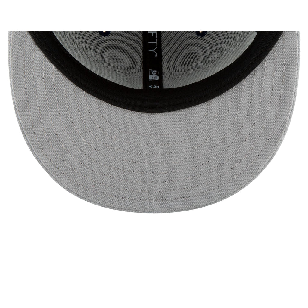Los Angeles Dodgers 2025 World Series Champions Samurai Patch Gray 59FIFTY Fitted Hat