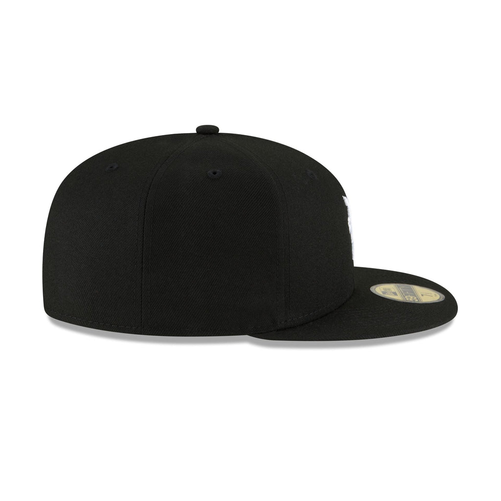 Detroit Tigers Basic Black and White 59FIFTY Fitted Hat