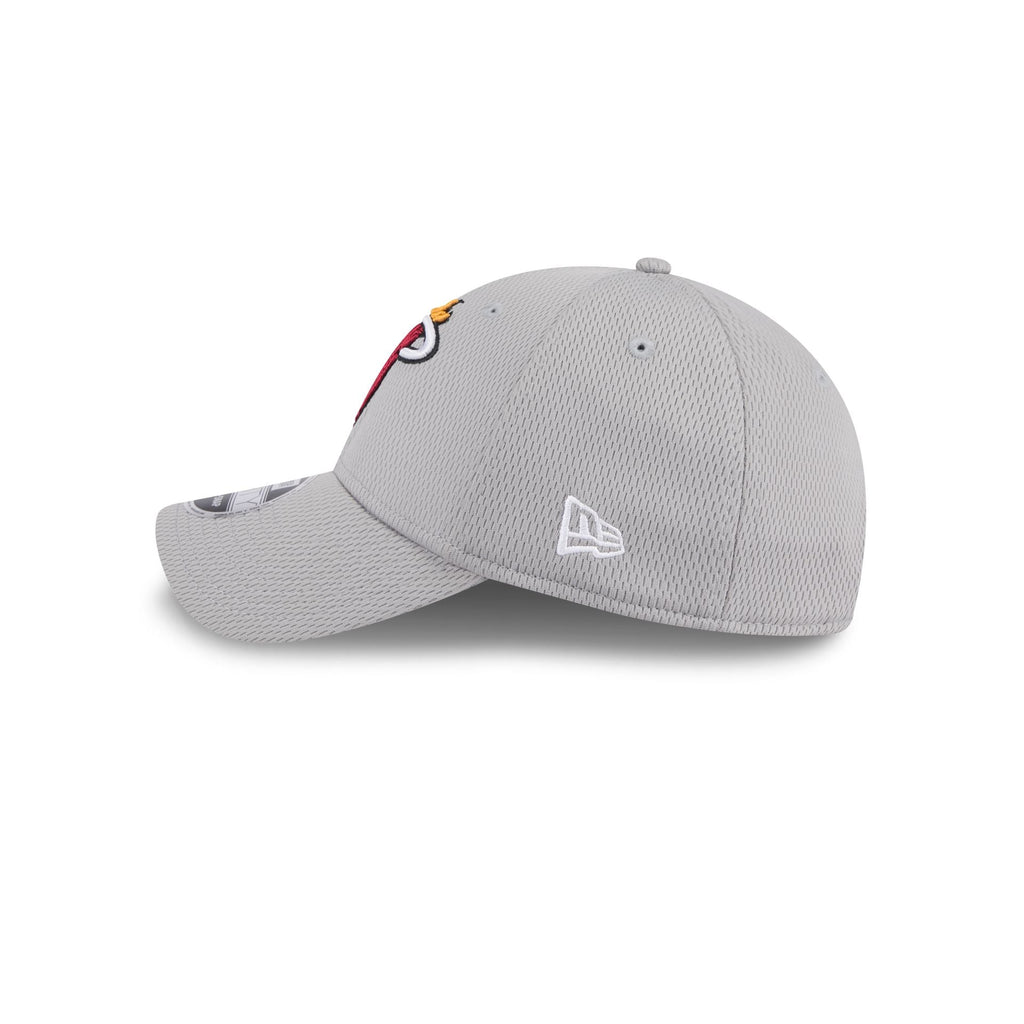Miami Heat Gray 9FORTY Stretch-Snap Hat