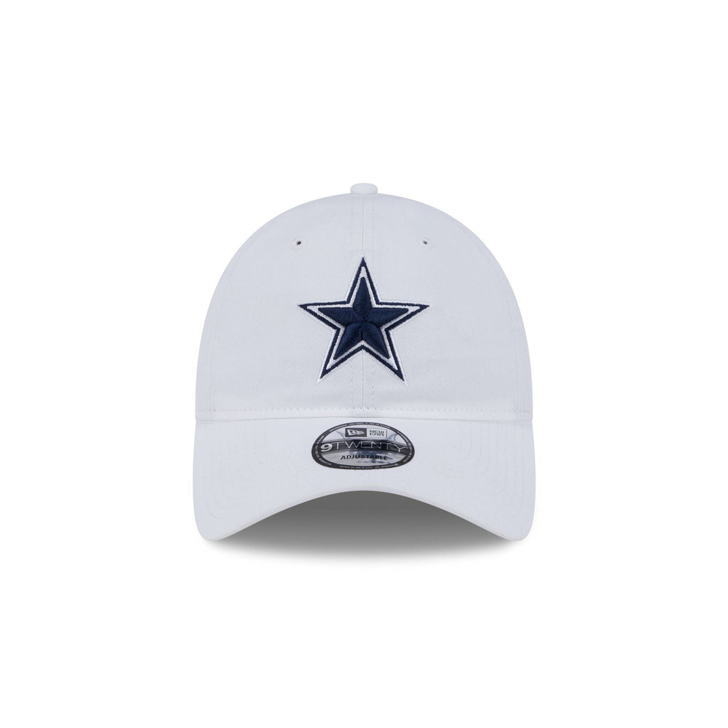 Dallas Cowboys White 9TWENTY Adjustable Hat