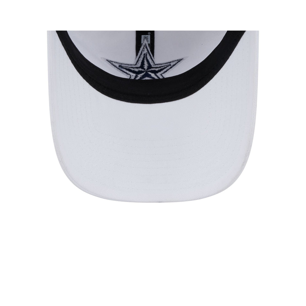 Dallas Cowboys White 9TWENTY Adjustable Hat
