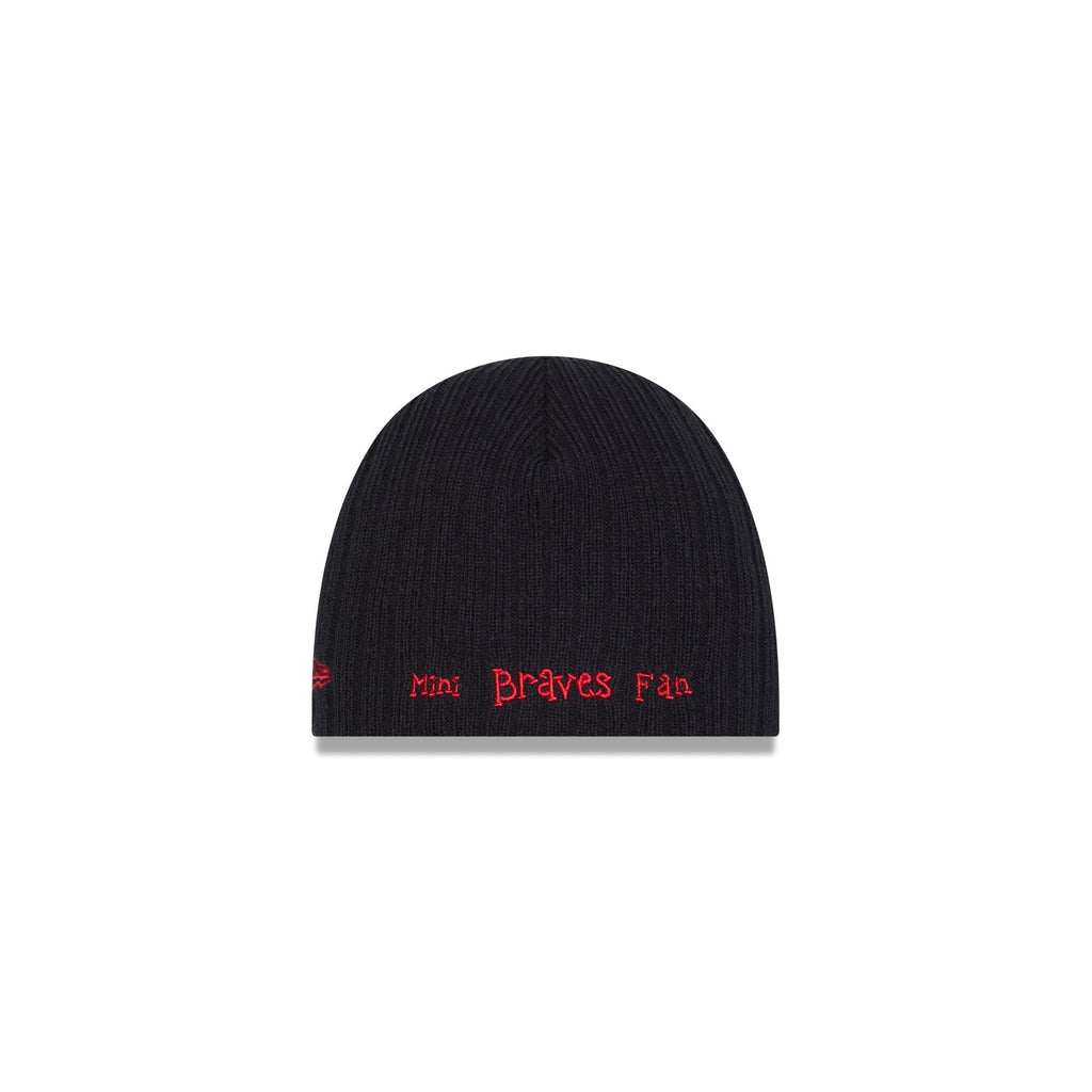 Atlanta Braves Mini Fan Kids Skull Knit Hat