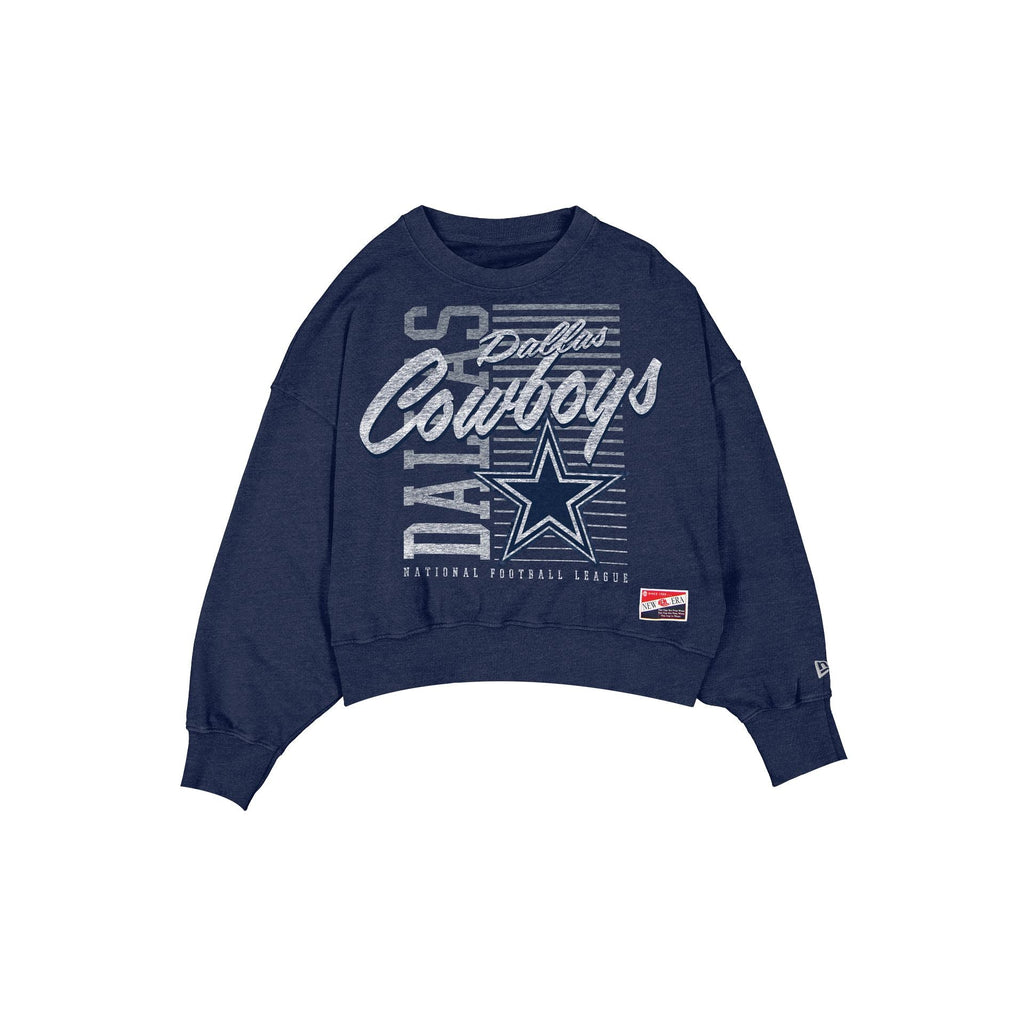 Dallas Cowboys Throwback Women's Washed Crewneck