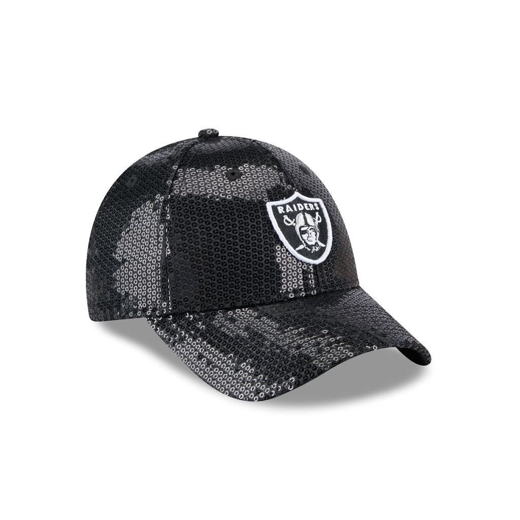 Las Vegas Raiders Sequin Women's 9FORTY Adjustable Hat