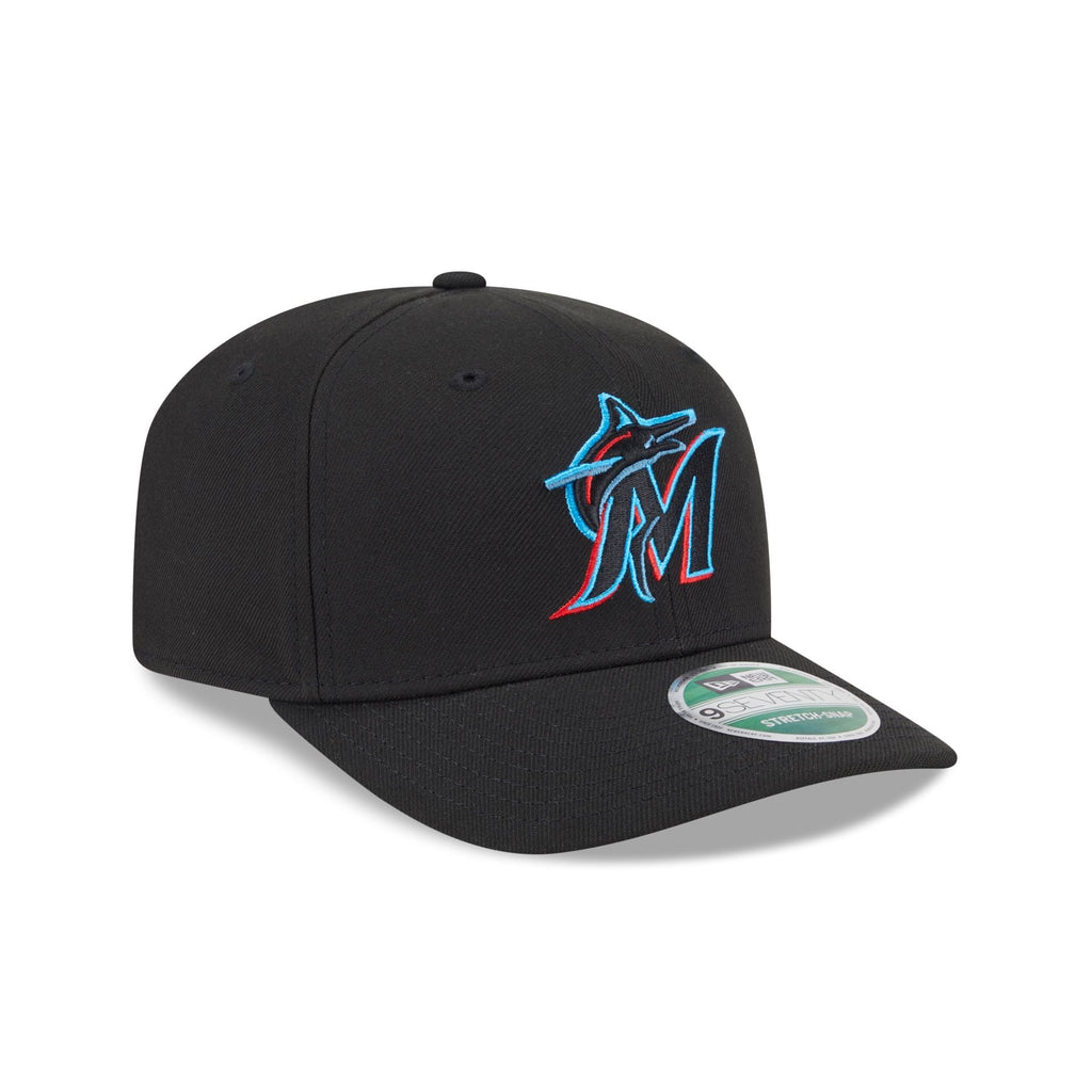 Miami Marlins Game Authentic Collection 9SEVENTY Stretch-Snap Hat