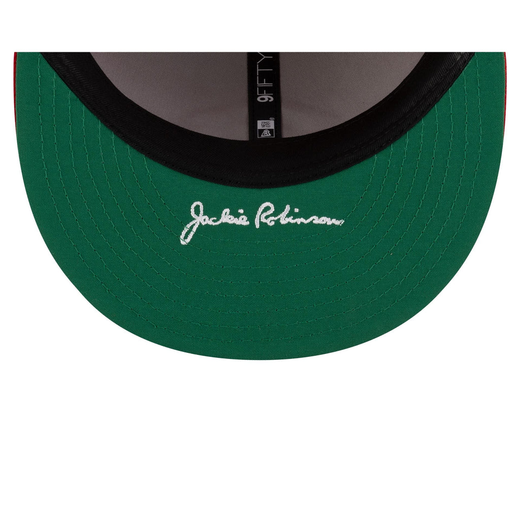 Cincinnati Reds Jackie Robinson Day 2025 Retro Crown 9FIFTY Snapback Hat