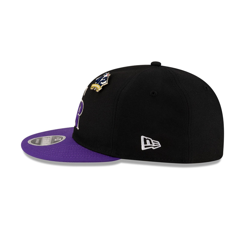 Colorado Rockies Jackie Robinson Day 2025 Retro Crown 9FIFTY Snapback Hat