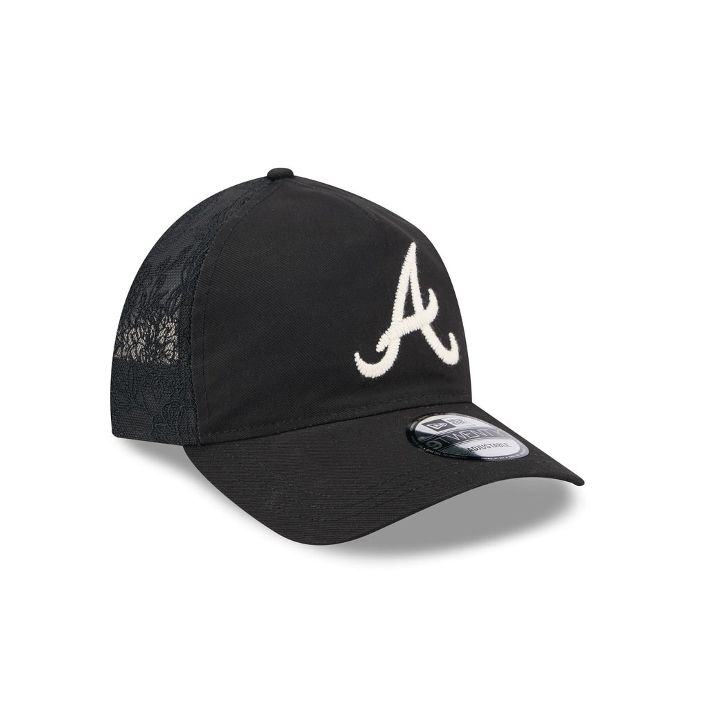 Atlanta Braves Embroidered Mesh 9TWENTY A-Frame Adjustable Hat