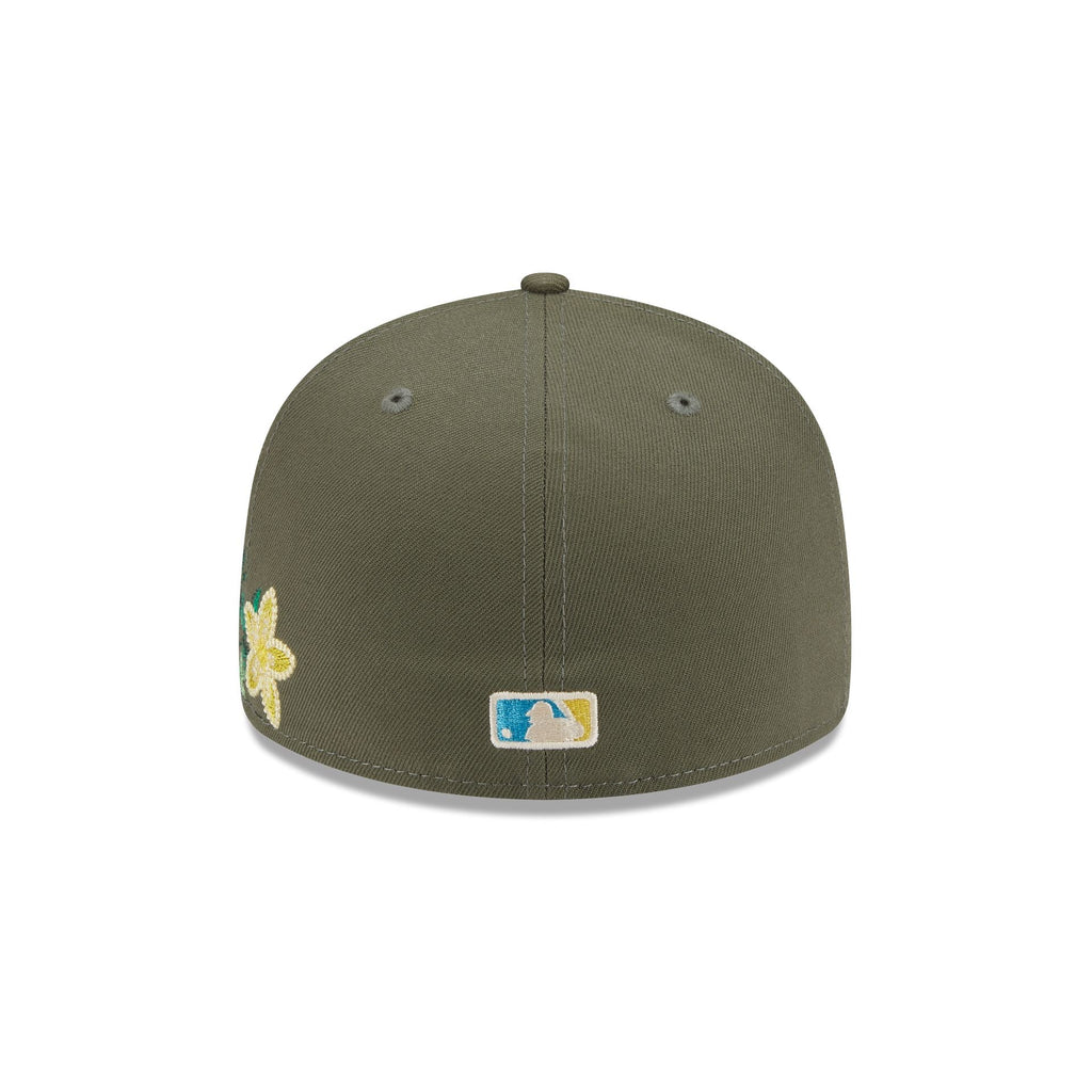 Houston Astros Tonal Florals Olive 59FIFTY Fitted Hat