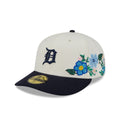 Detroit Tigers Tonal Florals White 59FIFTY Fitted Hat