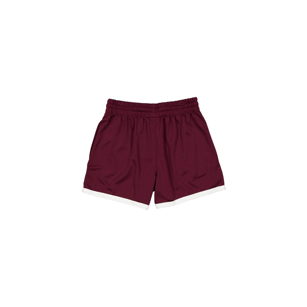 Chicago Bulls Logo Dark Red Shorts