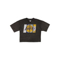 Los Angeles Lakers Sport Night Black Cropped Women's T-Shirt