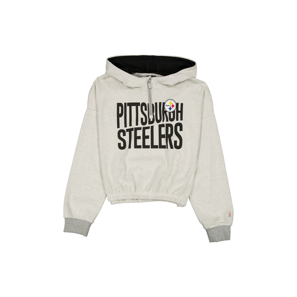 Pittsburgh Steelers Sport Night Heather Gray Women's Hoodie