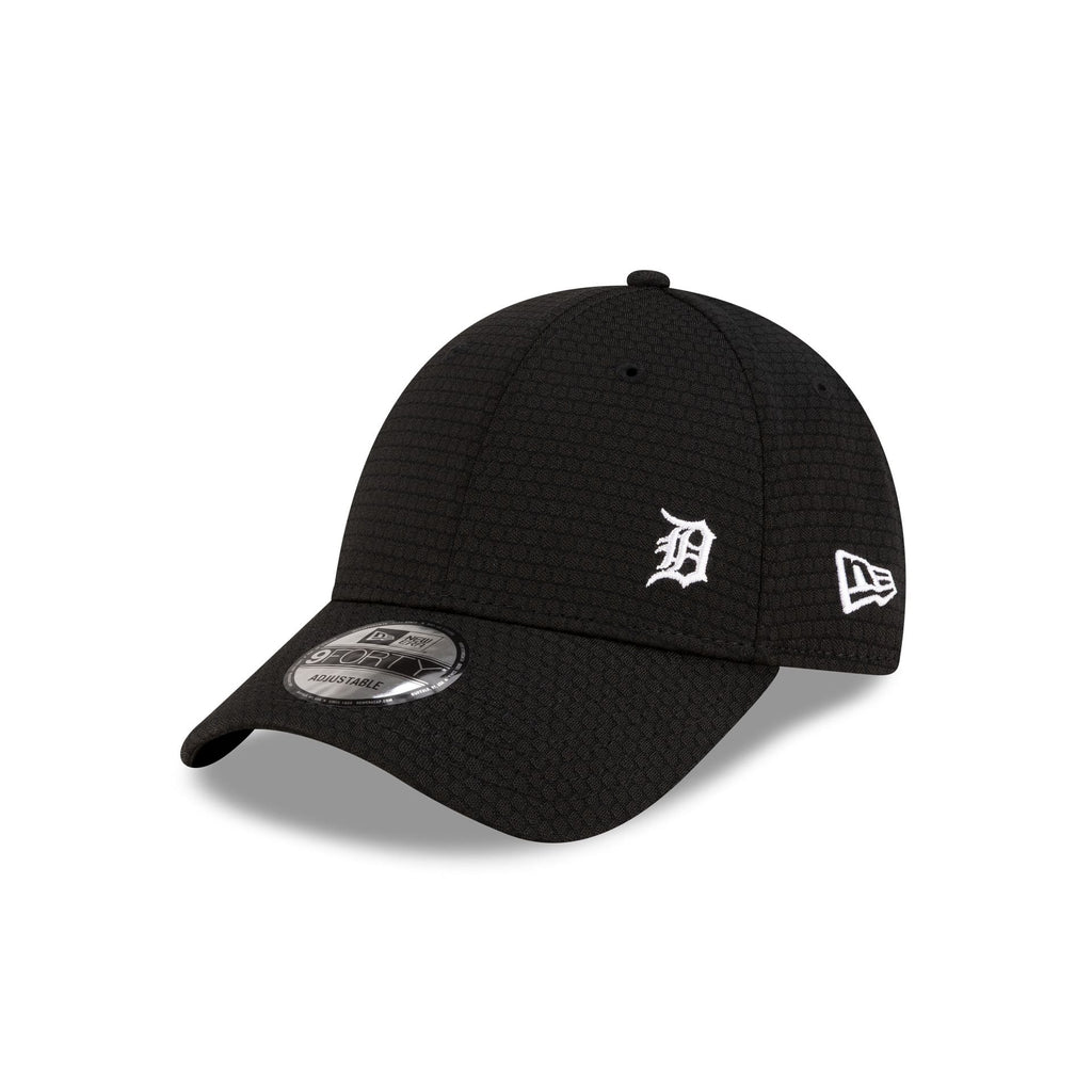 Detroit Tigers Flawless Mesh Black & White 9FORTY Snapback Hat