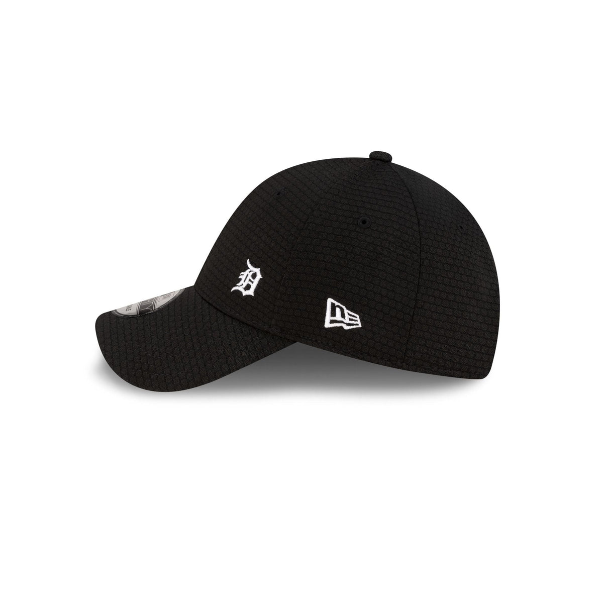 Detroit Tigers Flawless Mesh Black & White 9FORTY Snapback Hat