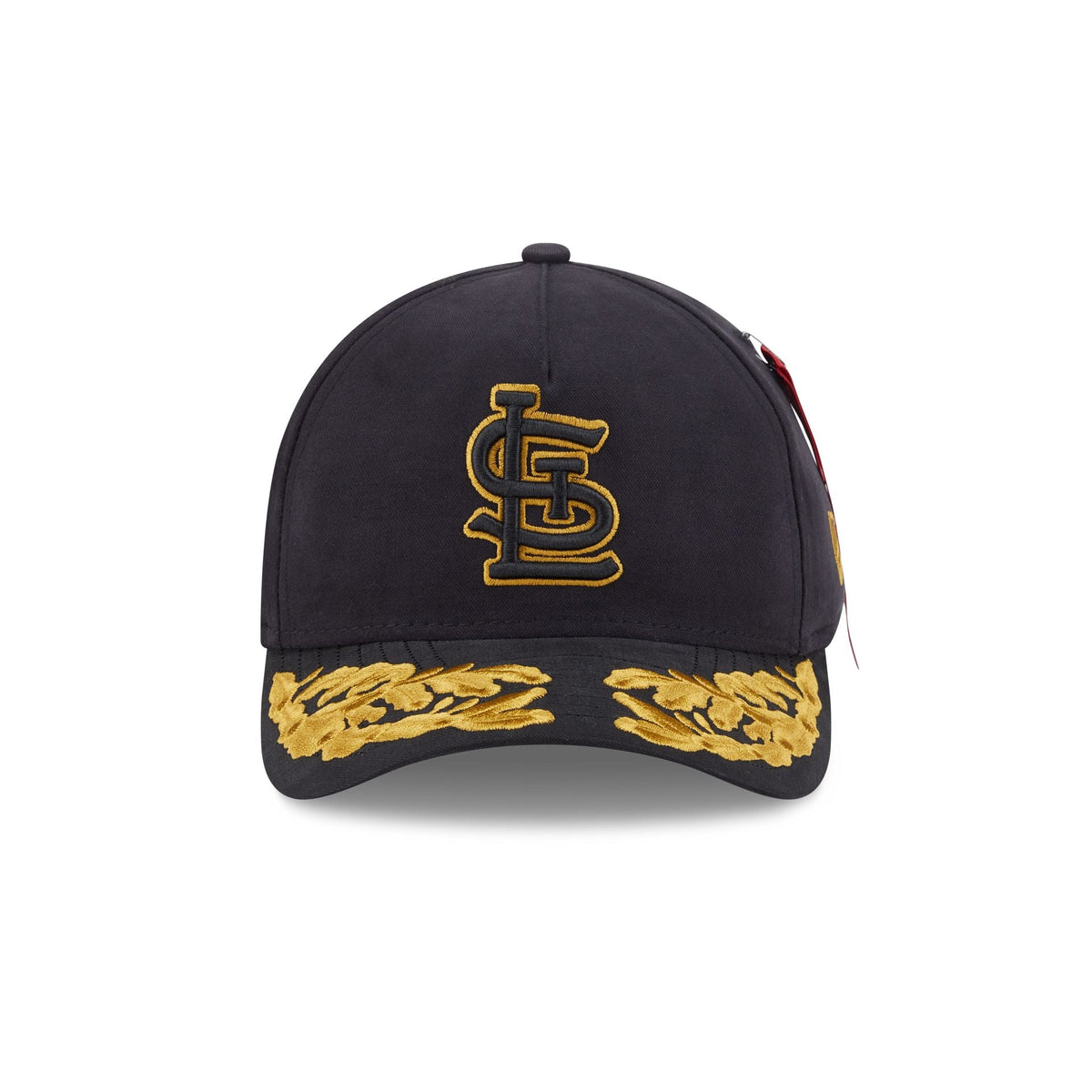 Alpha Industries x St. Louis Cardinals Black 9FORTY M-Crown A-Frame Snapback Hat
