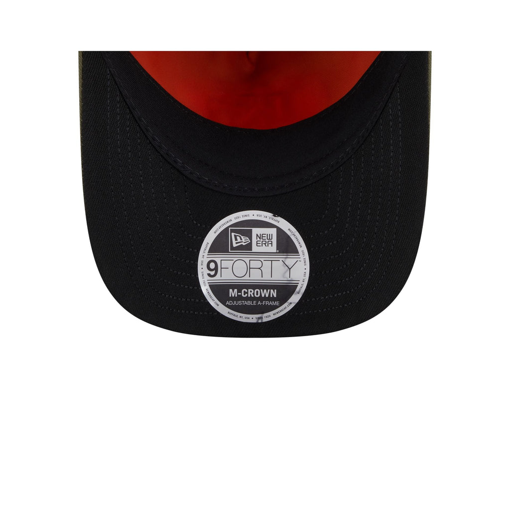 Alpha Industries x Kansas City Chiefs Olive Green 9FORTY M-Crown A-Frame Snapback Hat