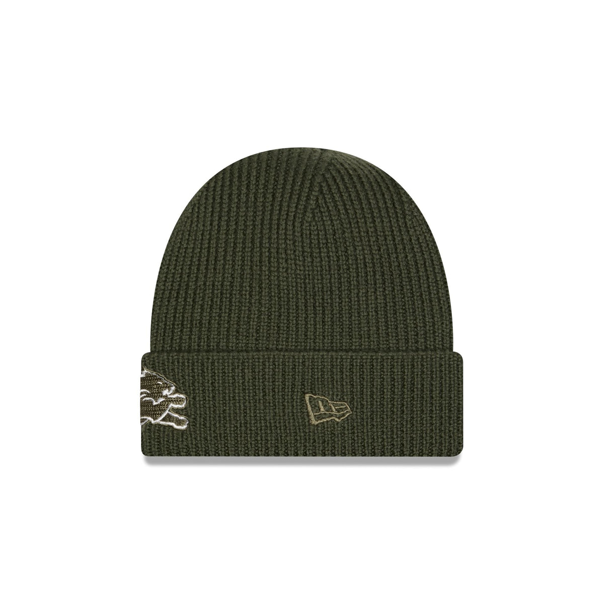 Alpha Industries x Detroit Lions Olive Green Cuff Knit Hat