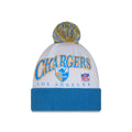Los Angeles Chargers Spirit Pom Knit Hat