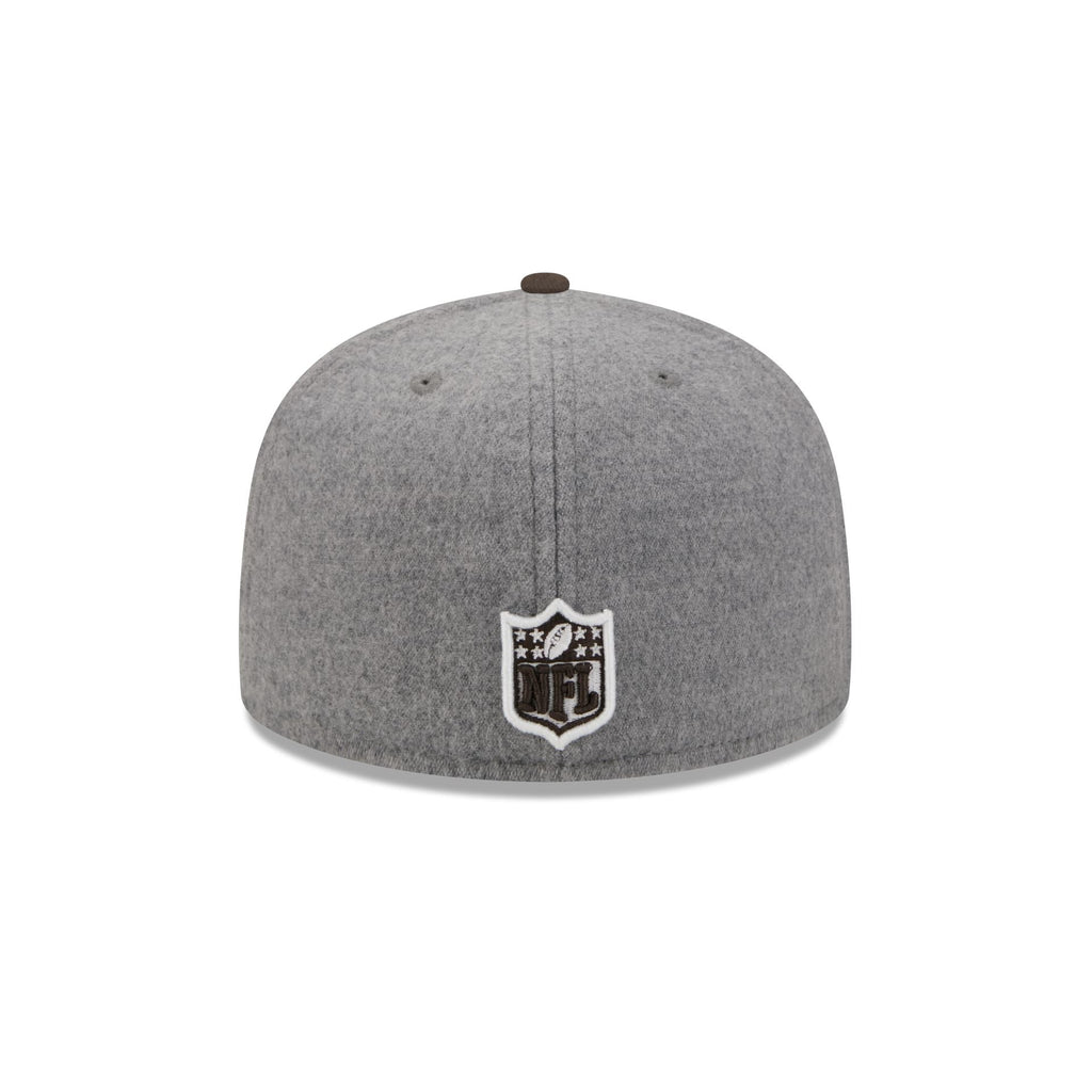 Cleveland Browns Heather Gray Wool 59FIFTY Fitted Hat