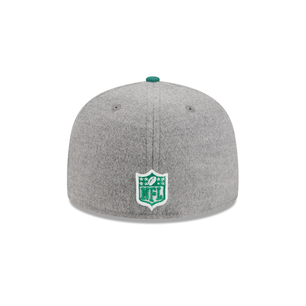 New York Jets Heather Gray Wool 59FIFTY Fitted Hat