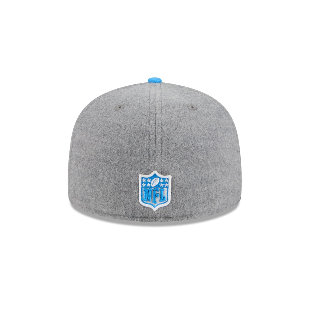 Los Angeles Chargers Heather Gray Wool 59FIFTY Fitted Hat