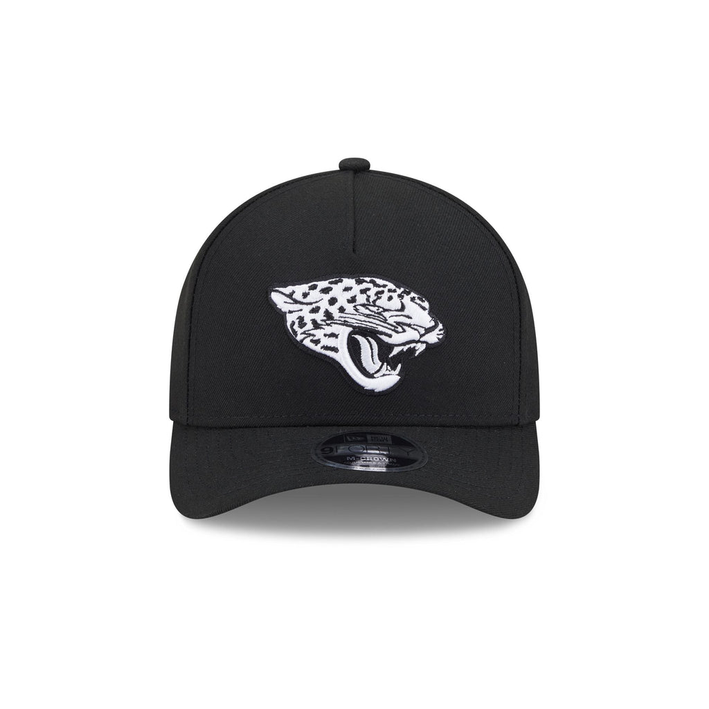 Jacksonville Jaguars Black & White 9FORTY M-Crown A-Frame Snapback Hat