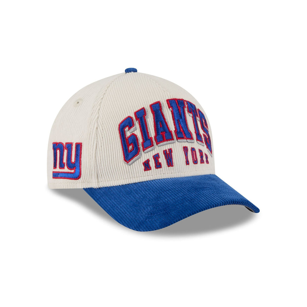 New York Giants Stacked Corduroy 9FORTY M-Crown A-Frame Snapback Hat