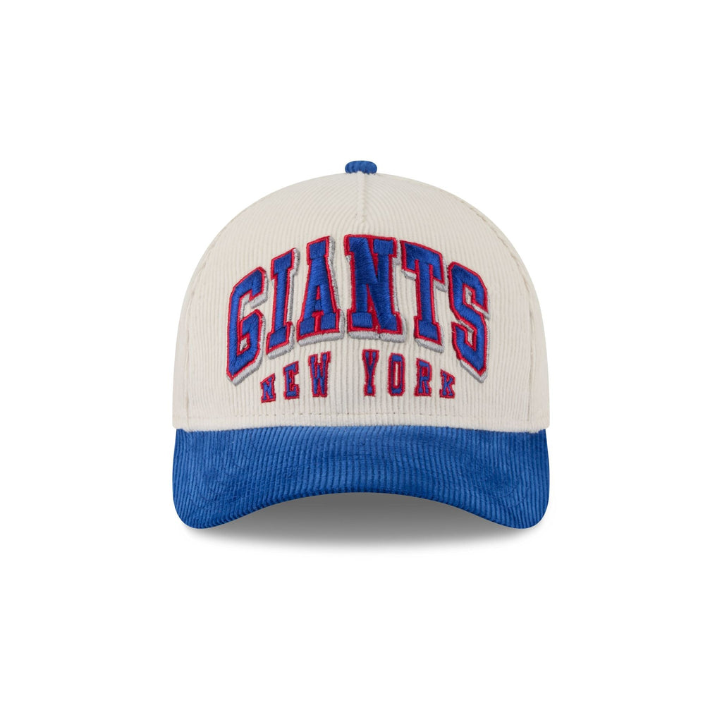 New York Giants Stacked Corduroy 9FORTY M-Crown A-Frame Snapback Hat