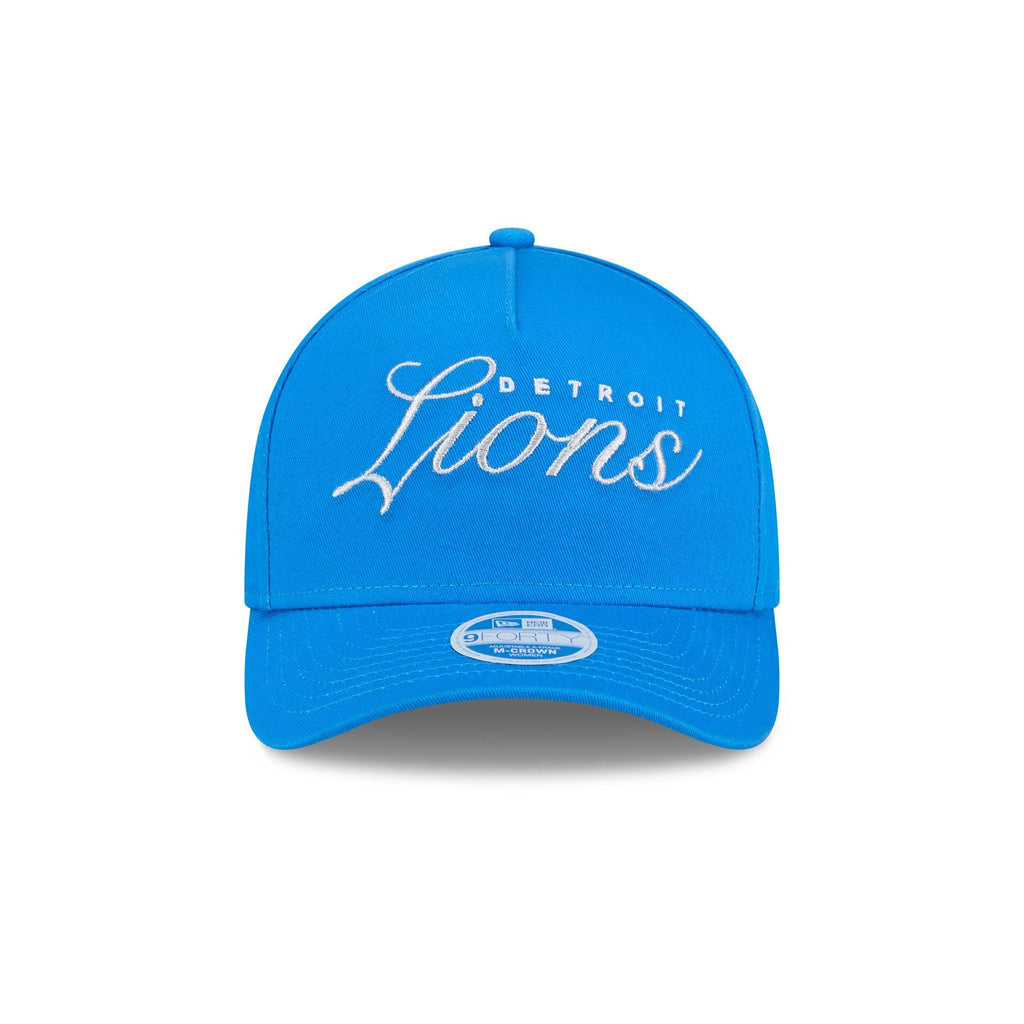 Detroit Lions Metallic Women's 9FORTY M-Crown A-Frame Snapback Hat