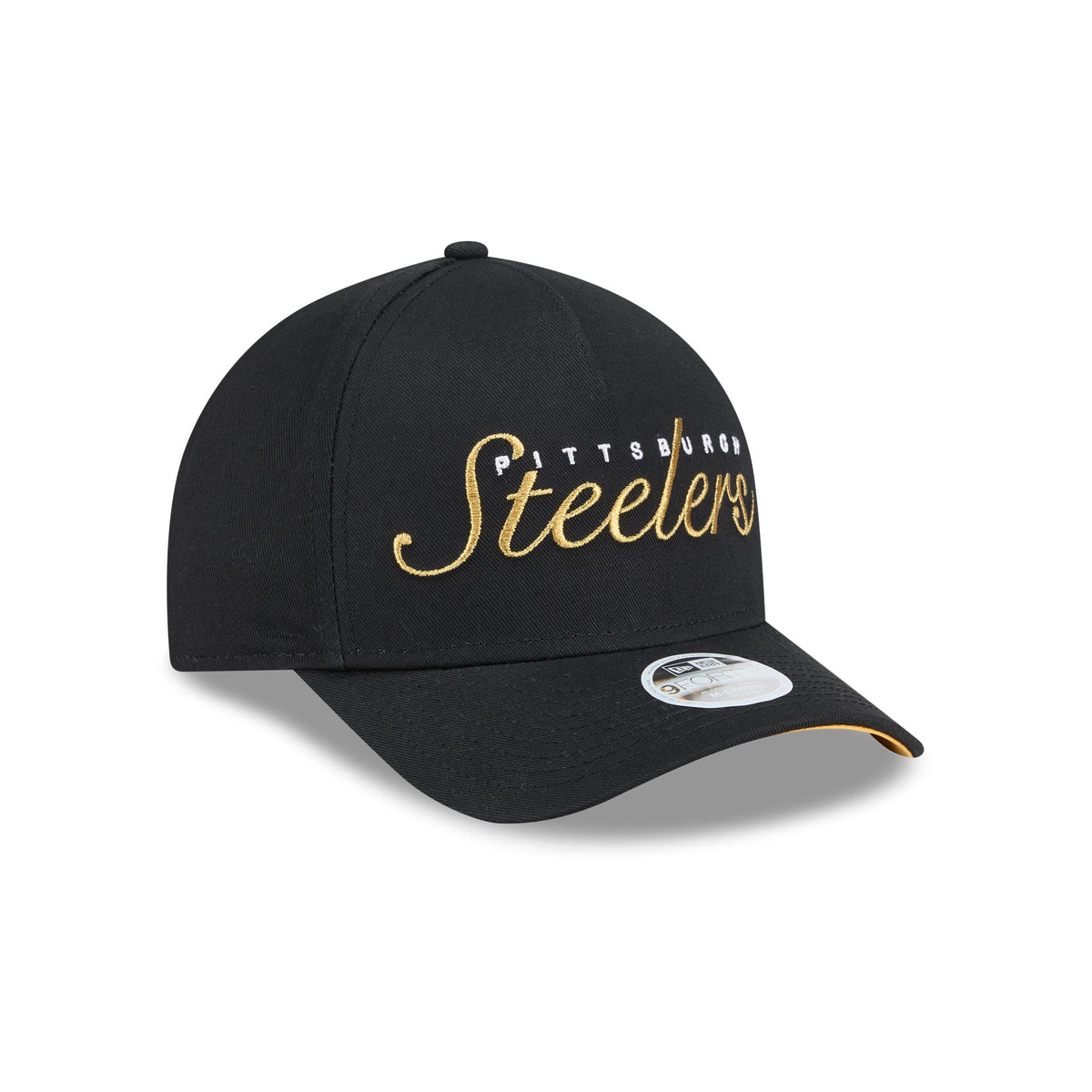 Pittsburgh Steelers Metallic Women's 9FORTY M-Crown A-Frame Snapback Hat