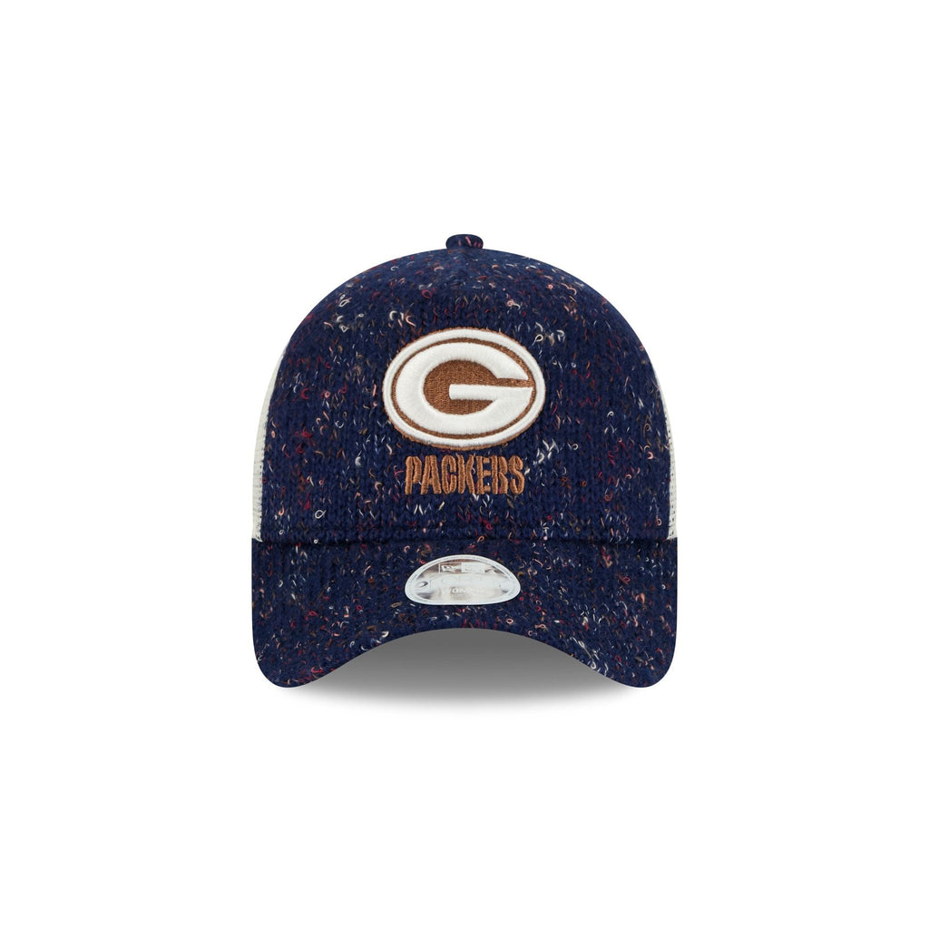 Green Bay Packers Knit Women's 9FORTY A-Frame Trucker Hat