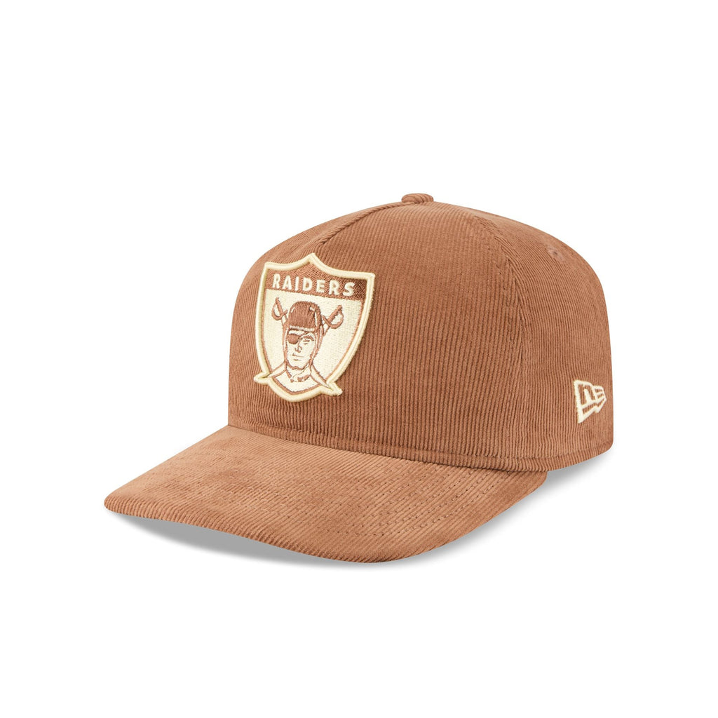 Las Vegas Raiders Nostalgic Brown Corduroy 19TWENTY Adjustable Hat