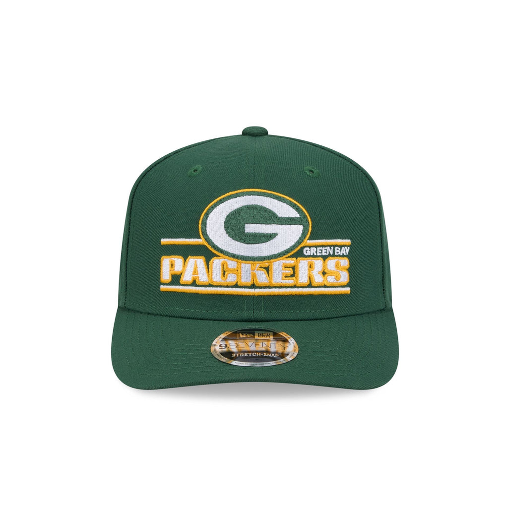 Green Bay Packers Stated 9SEVENTY Stretch-Snap Hat