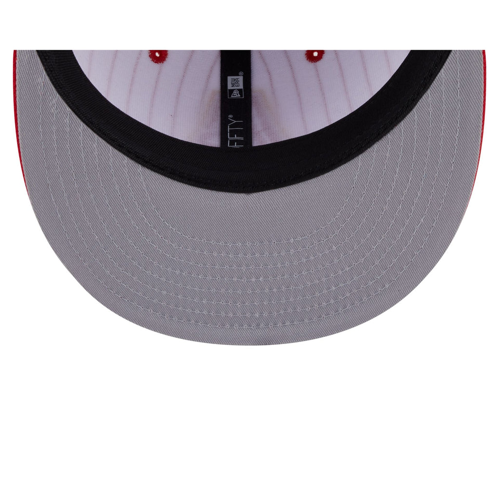 Atlanta Hawks Deceptor Pinstripe 9FIFTY Snapback Hat
