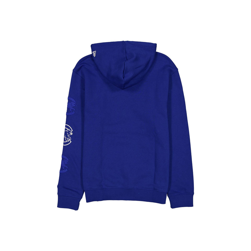 Chicago Cubs Overlay Blue Hoodie