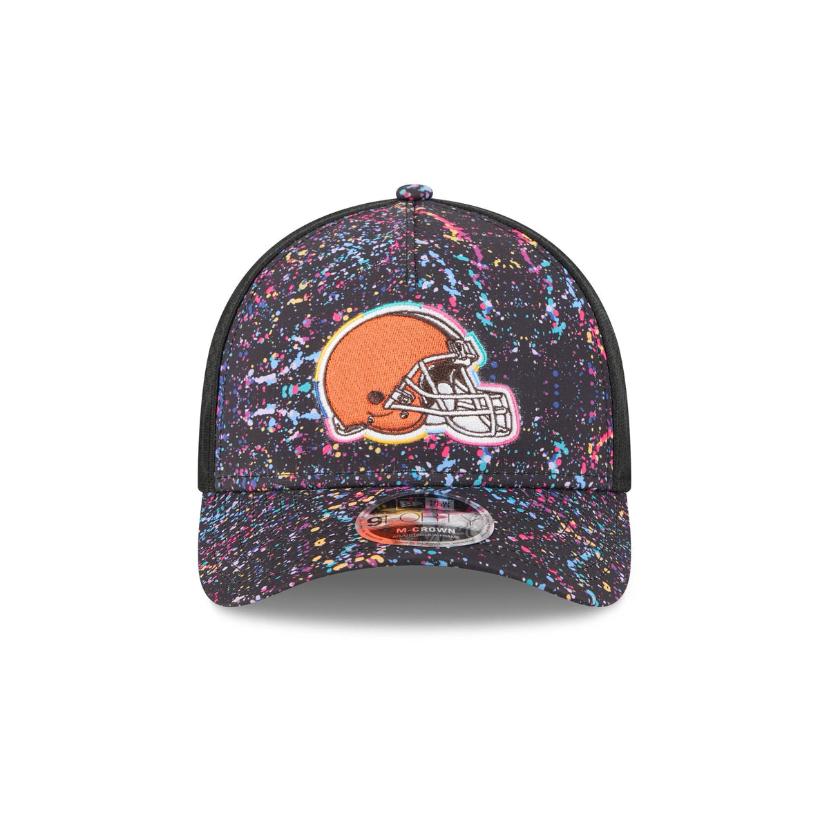 Cleveland Browns 2025 Crucial Catch 9FORTY M-Crown A-Frame Trucker Hat
