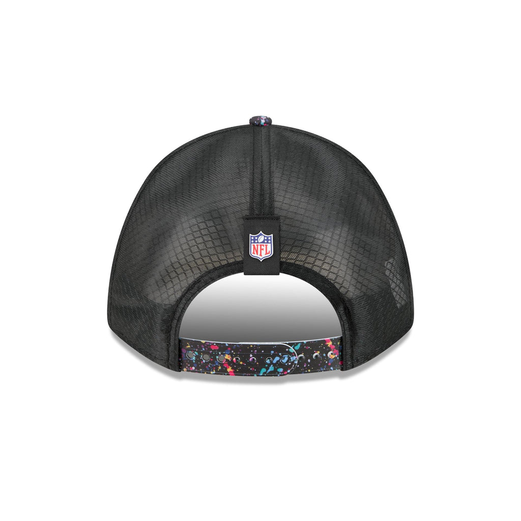 Cincinnati Bengals 2025 Crucial Catch 9FORTY M-Crown A-Frame Trucker Hat