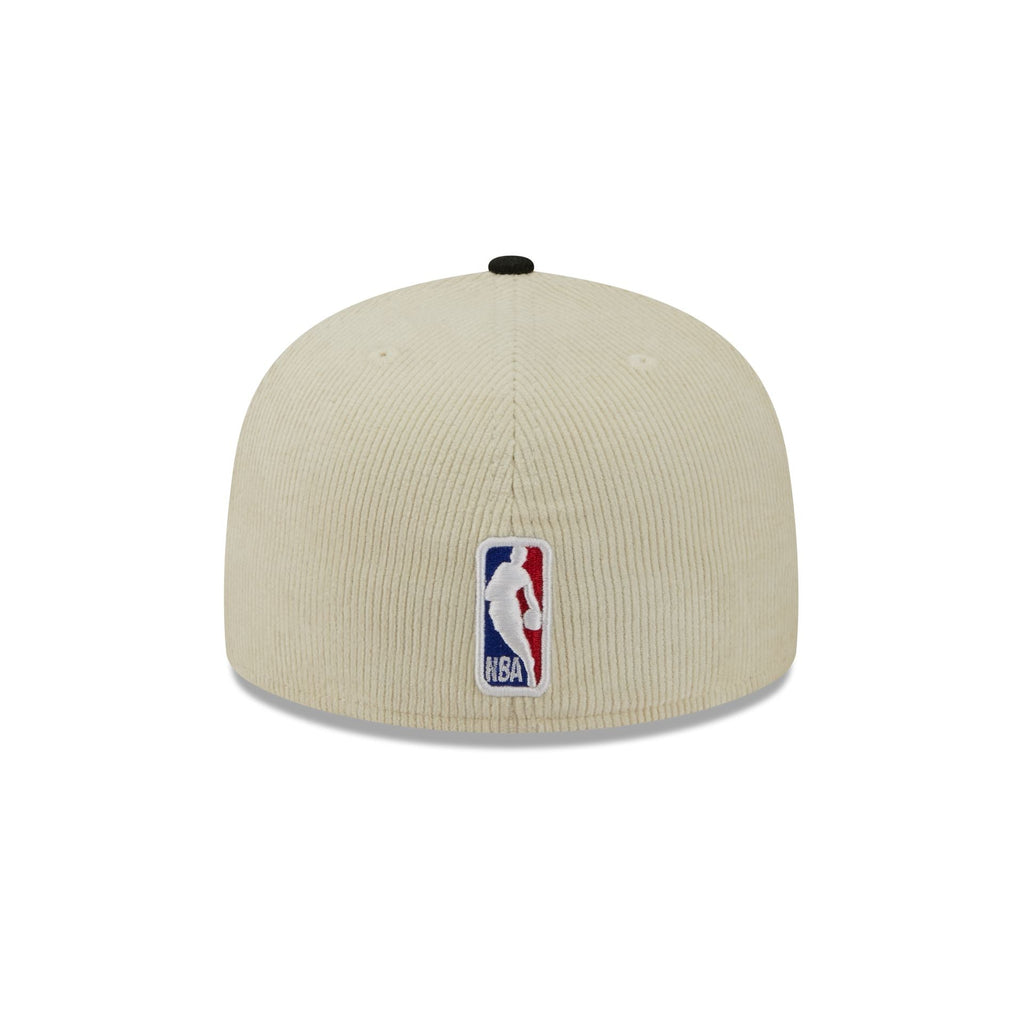 Miami Heat 2025 City Edition Chrome White Corduroy 59FIFTY Fitted Hat