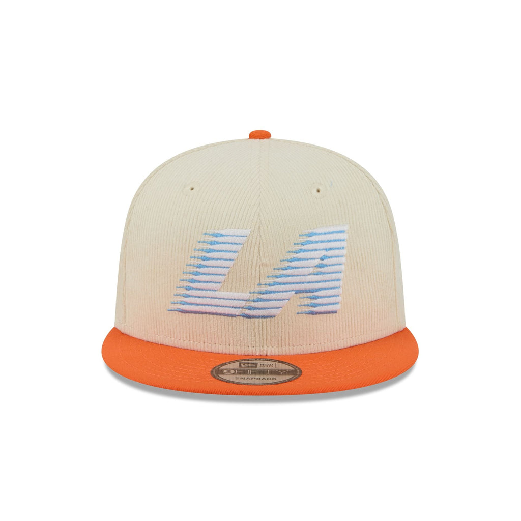 Los Angeles Clippers 2025 City Edition Chrome White Corduroy 9FIFTY Snapback Hat