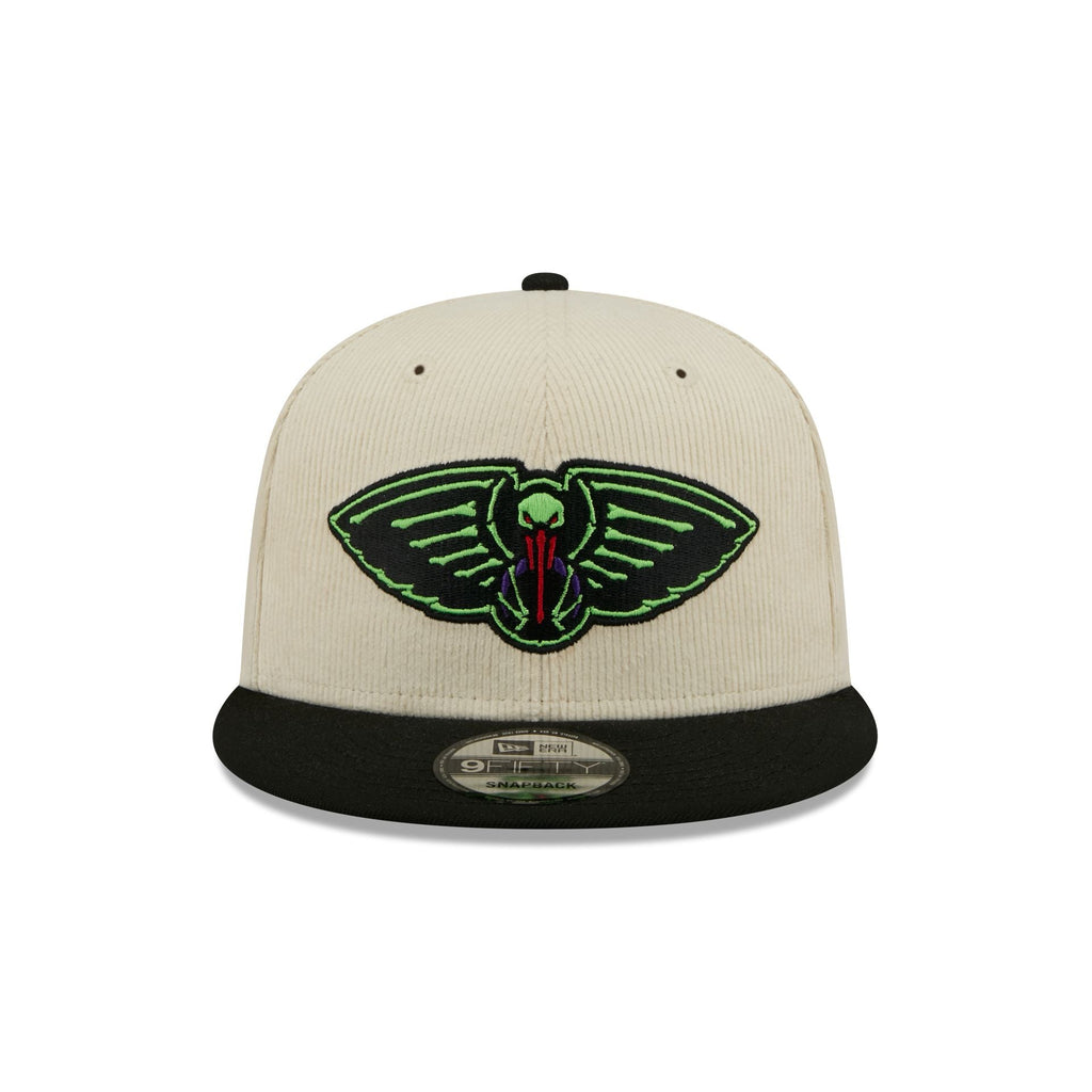 New Orleans Pelicans 2025 City Edition Chrome White Corduroy 9FIFTY Snapback Hat
