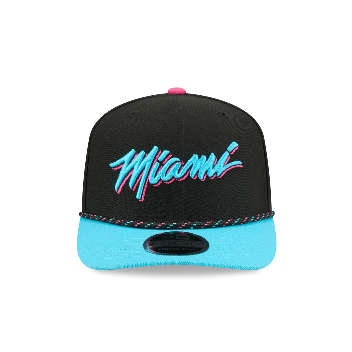 Miami Heat 2025 City Edition 9SEVENTY Stretch-Snap Hat