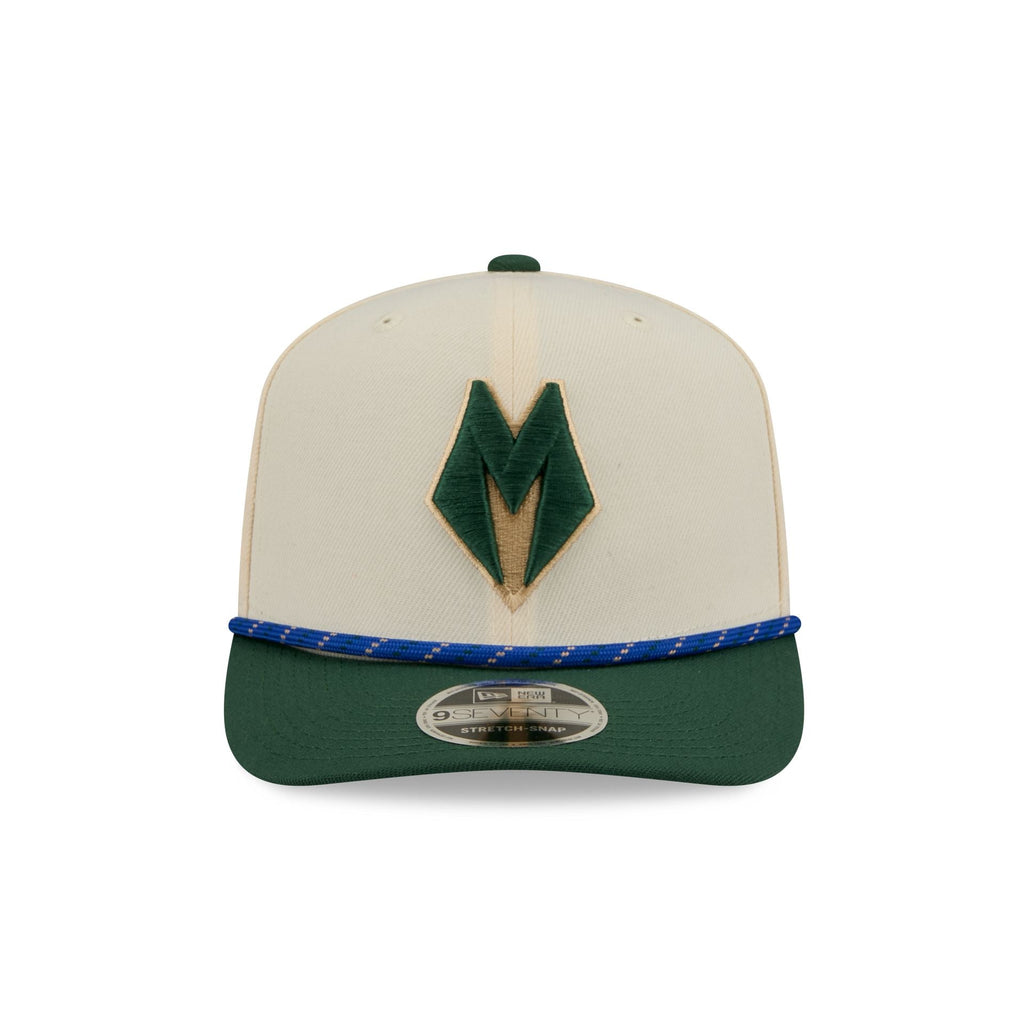 Milwaukee Bucks 2025 City Edition 9SEVENTY Stretch-Snap Hat