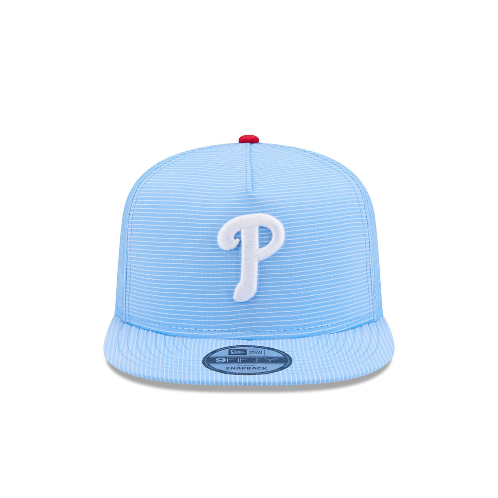 Philadelphia Phillies Pinstripe Ripstop 9FIFTY A-Frame Snapback Hat