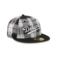 Brooklyn Dodgers Grunge Plaid Retro Crown 59FIFTY Fitted Hat
