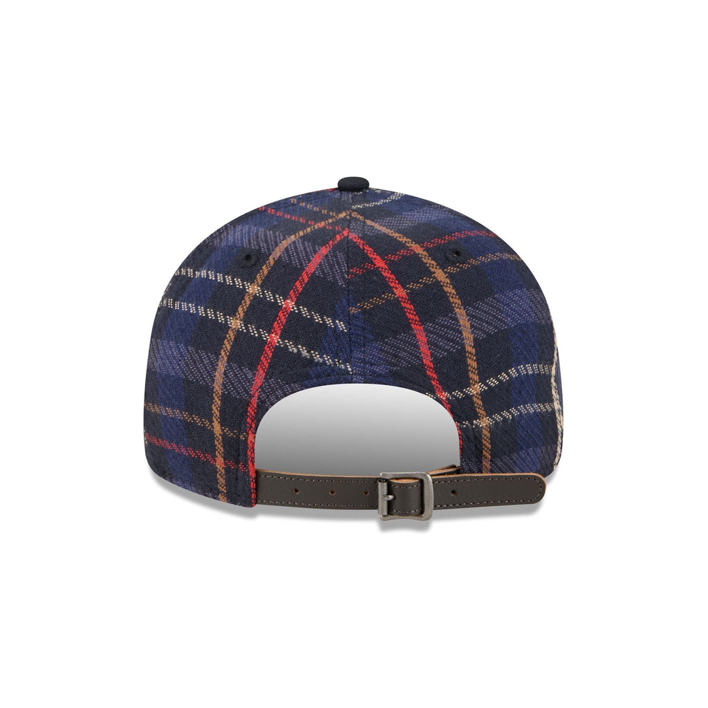 Detroit Tigers Grunge Plaid Retro Crown 9FIFTY Adjustable Hat