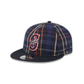Seattle Mariners Grunge Plaid Retro Crown 9FIFTY Adjustable Hat