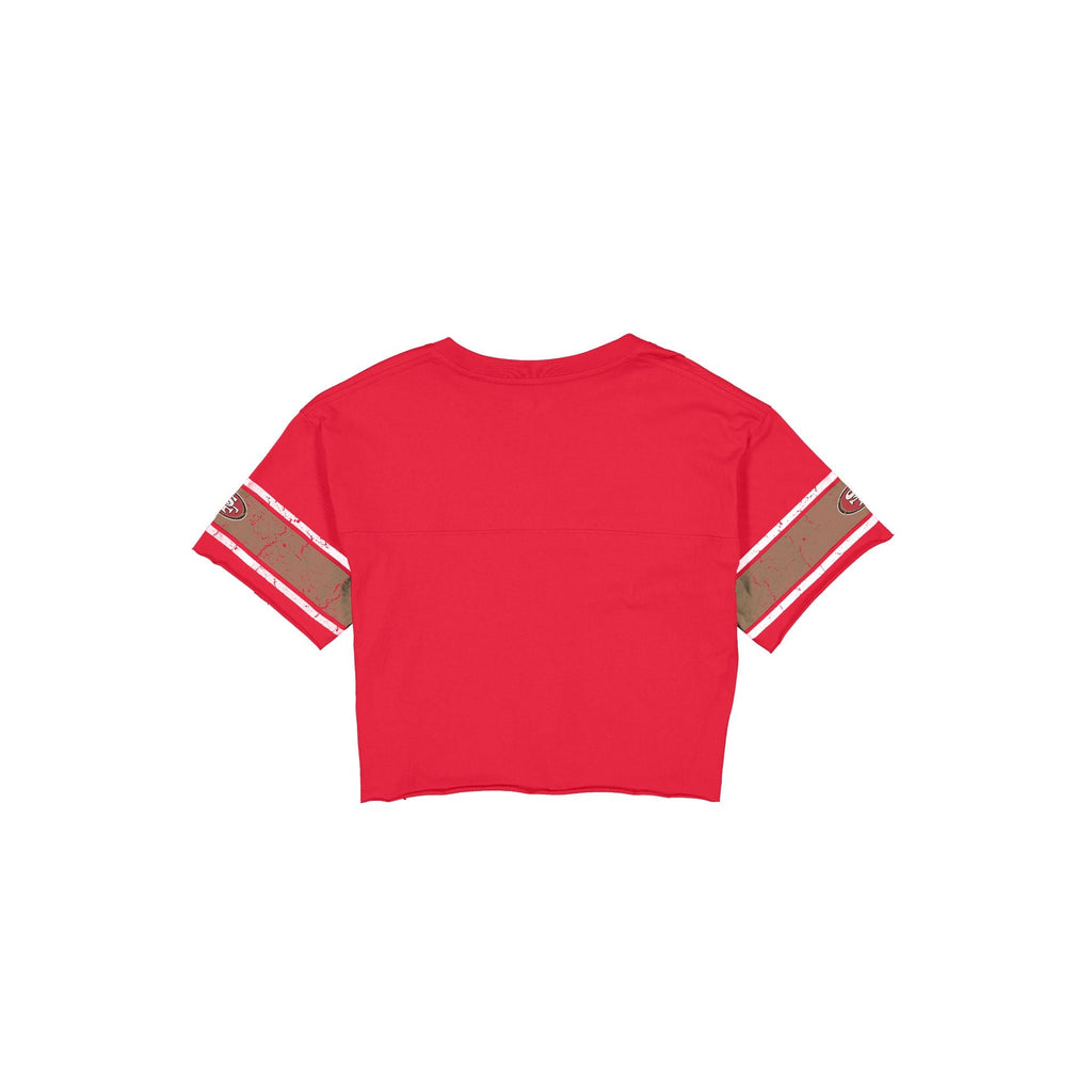 San Francisco 49ers Throwback Women's Cropped T-Shirt