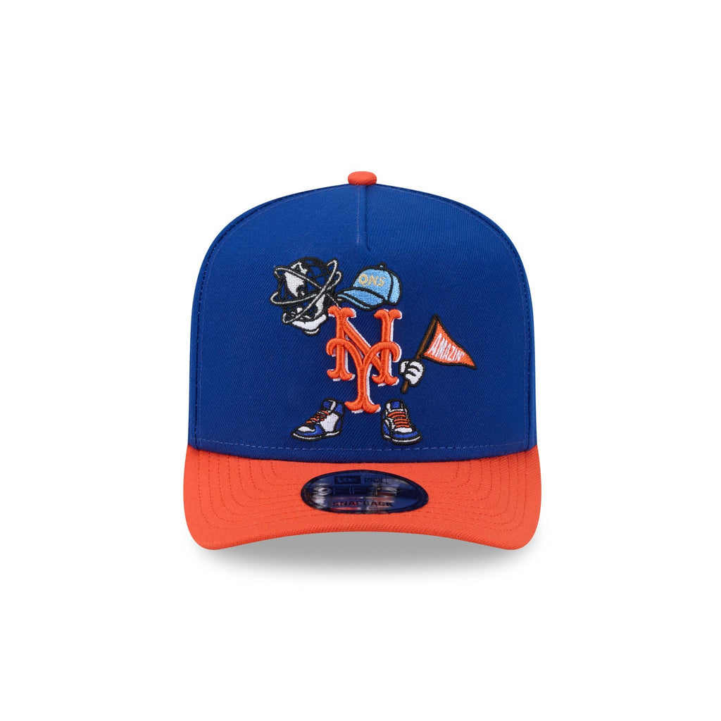 New York Mets Cartoon 9FIFTY A-Frame Snapback Hat