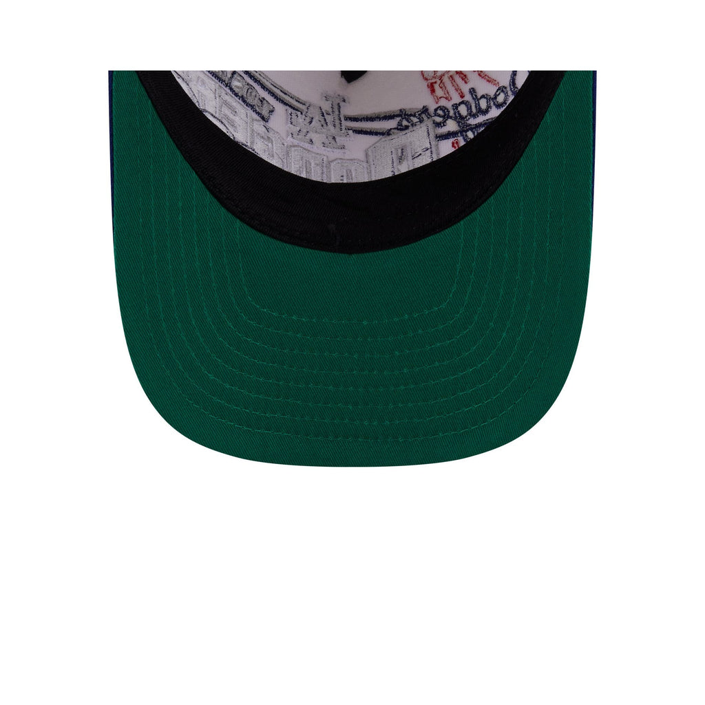 Los Angeles Dodgers Chrome White Classic 9FIFTY A-Frame Snapback Hat